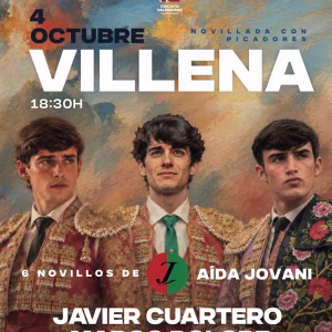 La Plaza de toros de Villena acoge este domingo, por tercer año consecutivo, la final del circuito valenciano de Novilladas